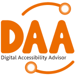 デジタルアクセシビリティアドバイザーのロゴ
